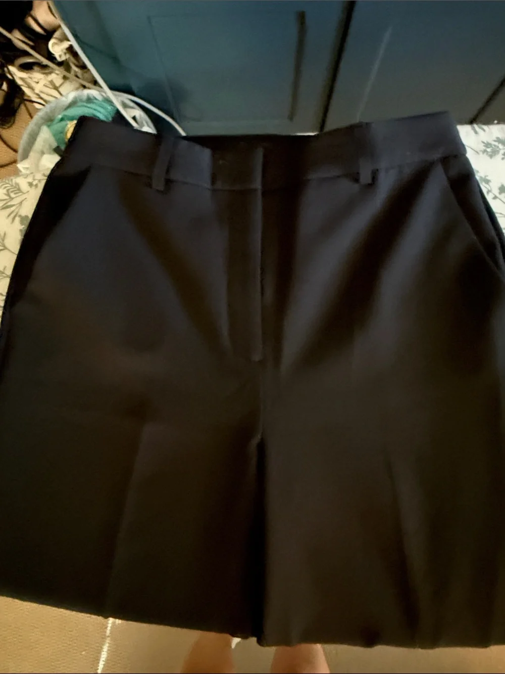 Express Black Editor Straight-Leg Women's Pants Sz 8R - Picture 7 of 13
